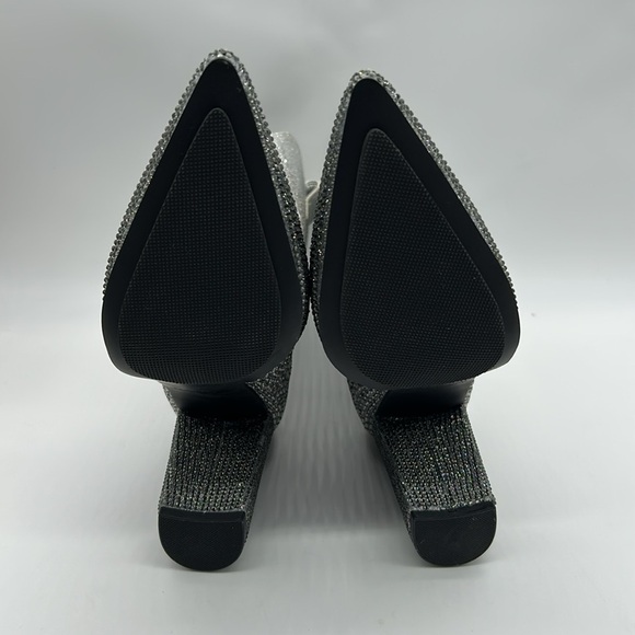 Daniel x Diamond Johnny Guitar Glitter Cowboy Boots Sz 6.5 NWT Box & Dust Bag - Picture 7 of 11